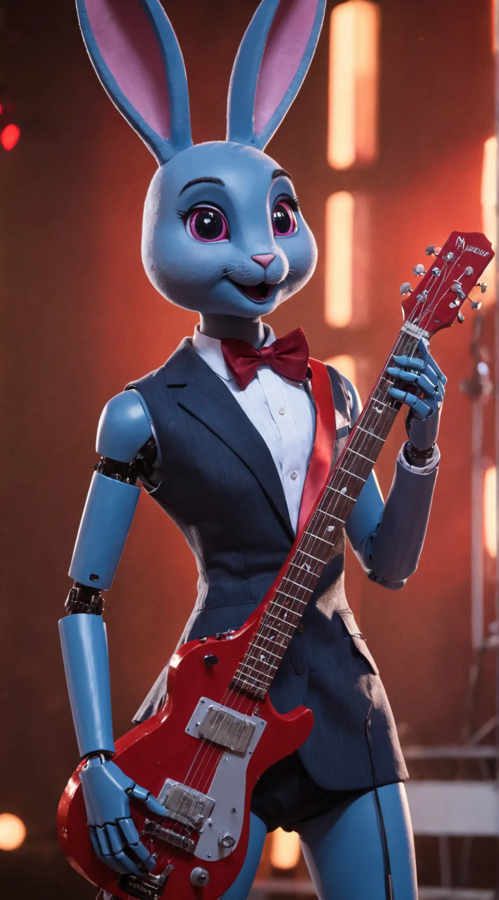 ai character: ToyBunnie background