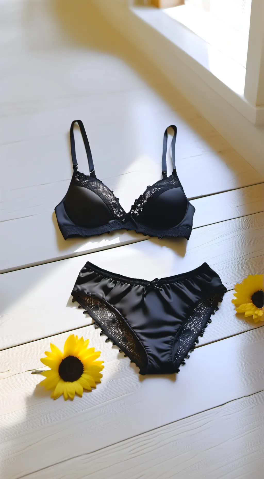 ai character: bra and panties background