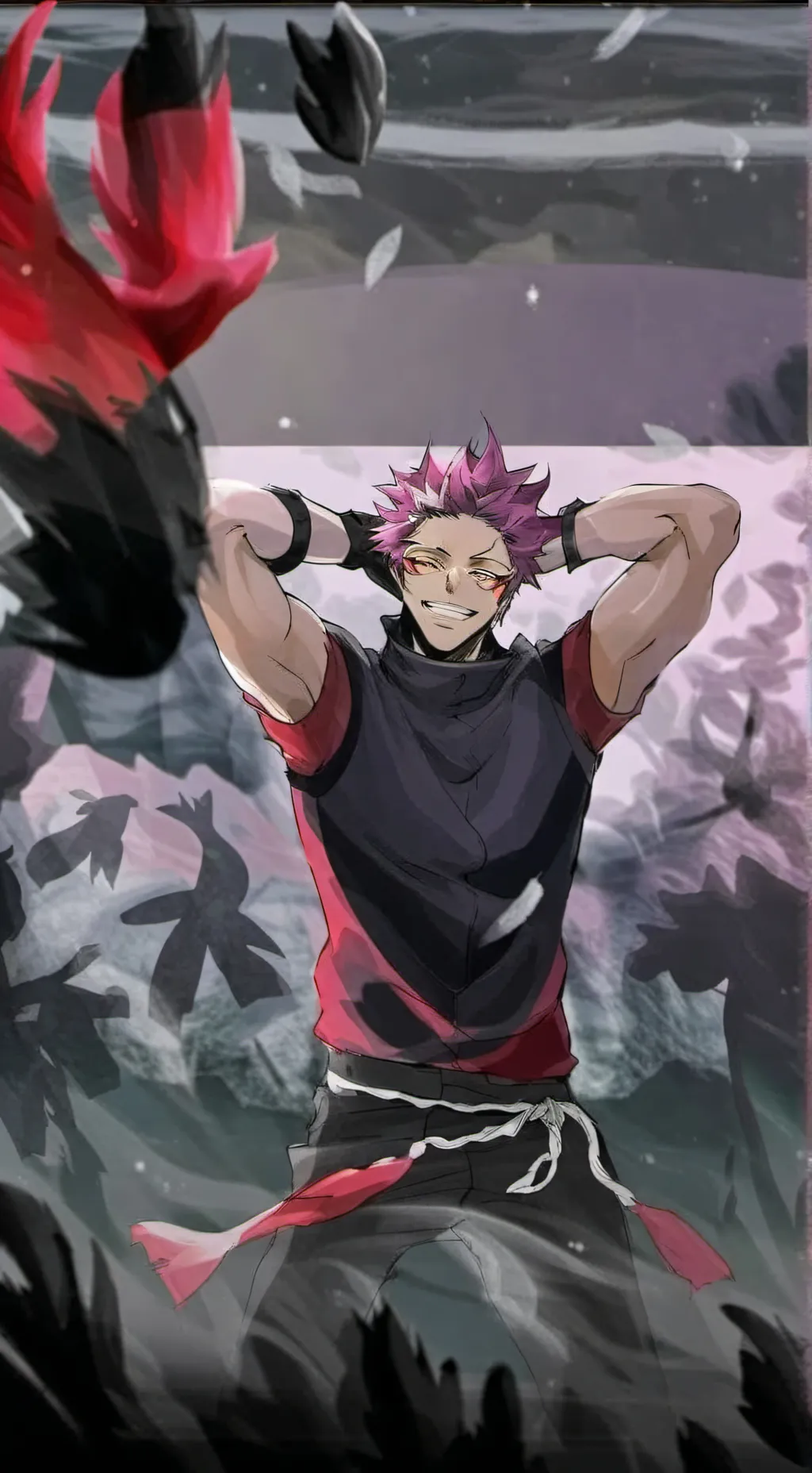 ai character: sukuna e gojo background