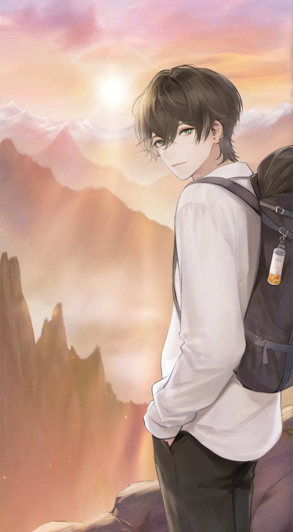 ai character: DwButshellyissick background