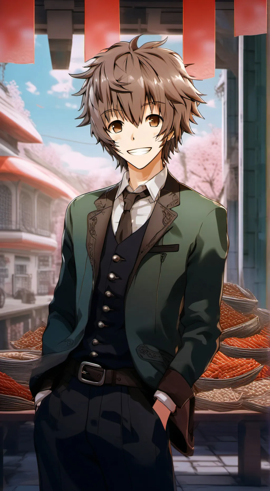 ai character: Adam  background