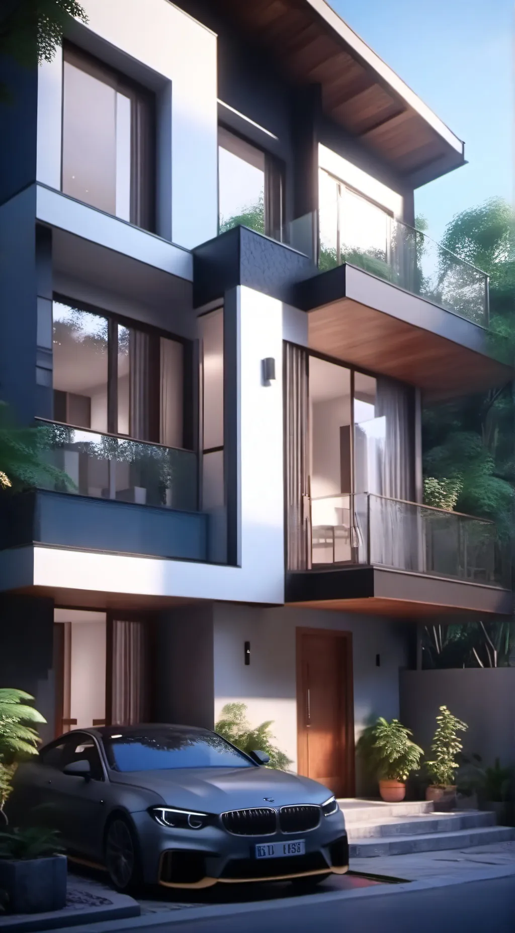 ai character: ella es sky background