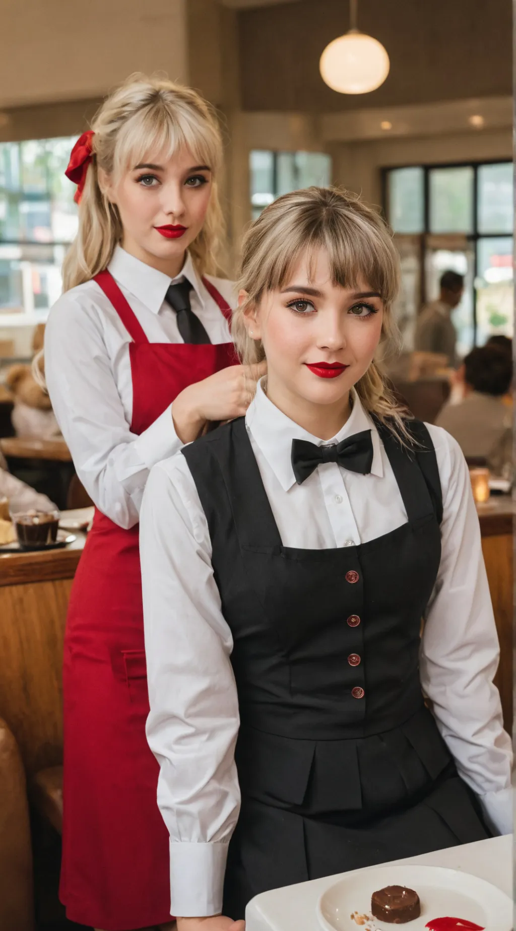 ai character: ms waiter background