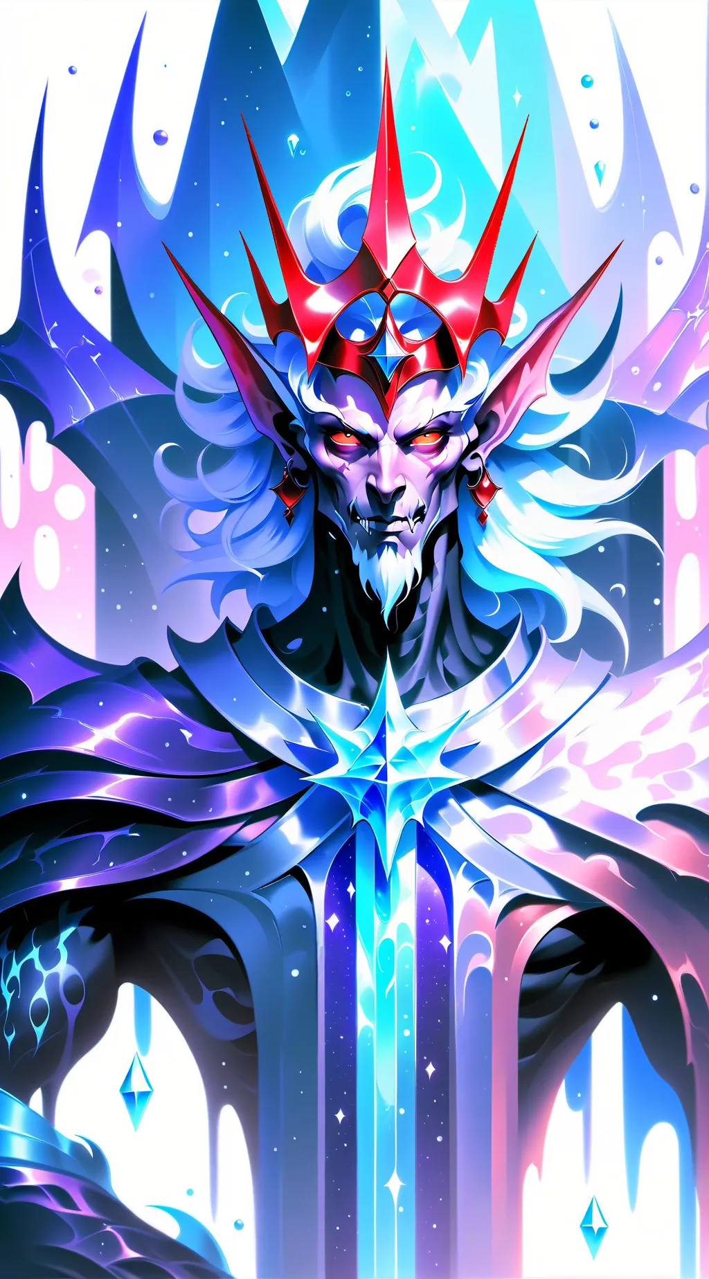 ai character: demon king background