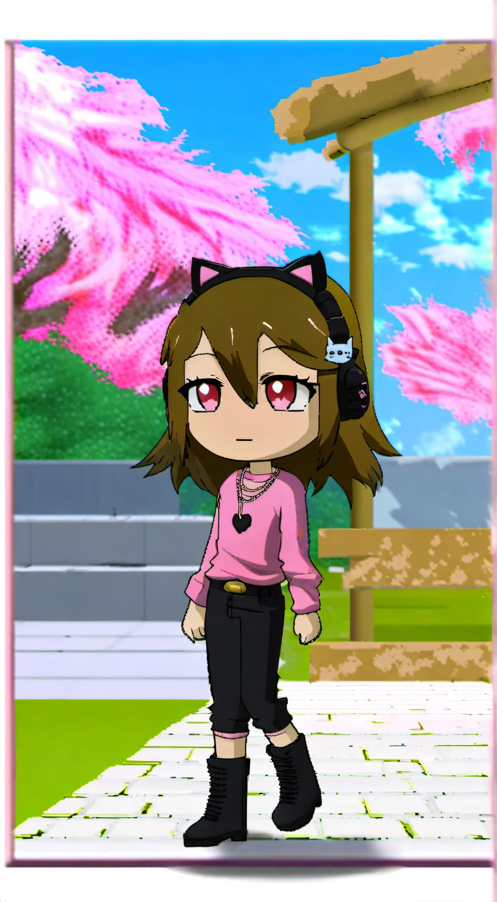 ai character: Gacha life+More  background