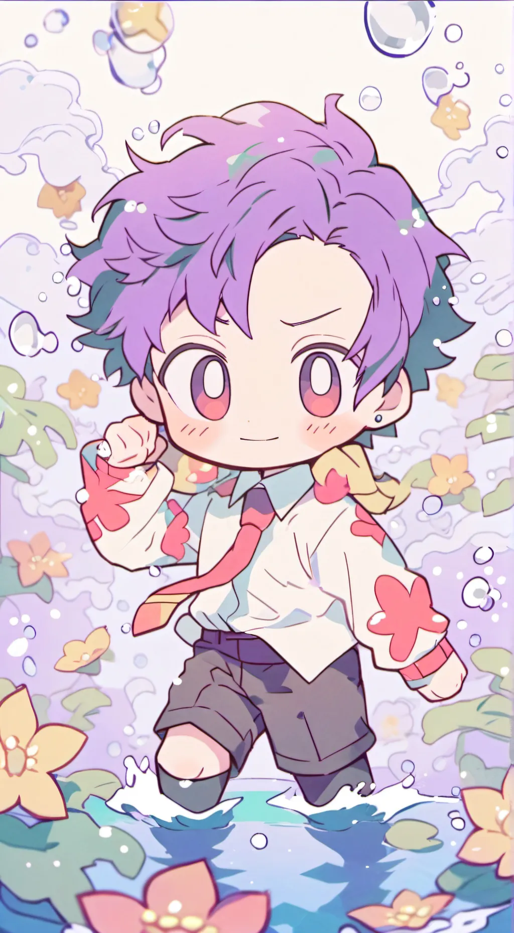 ai character: mha × chaos  background