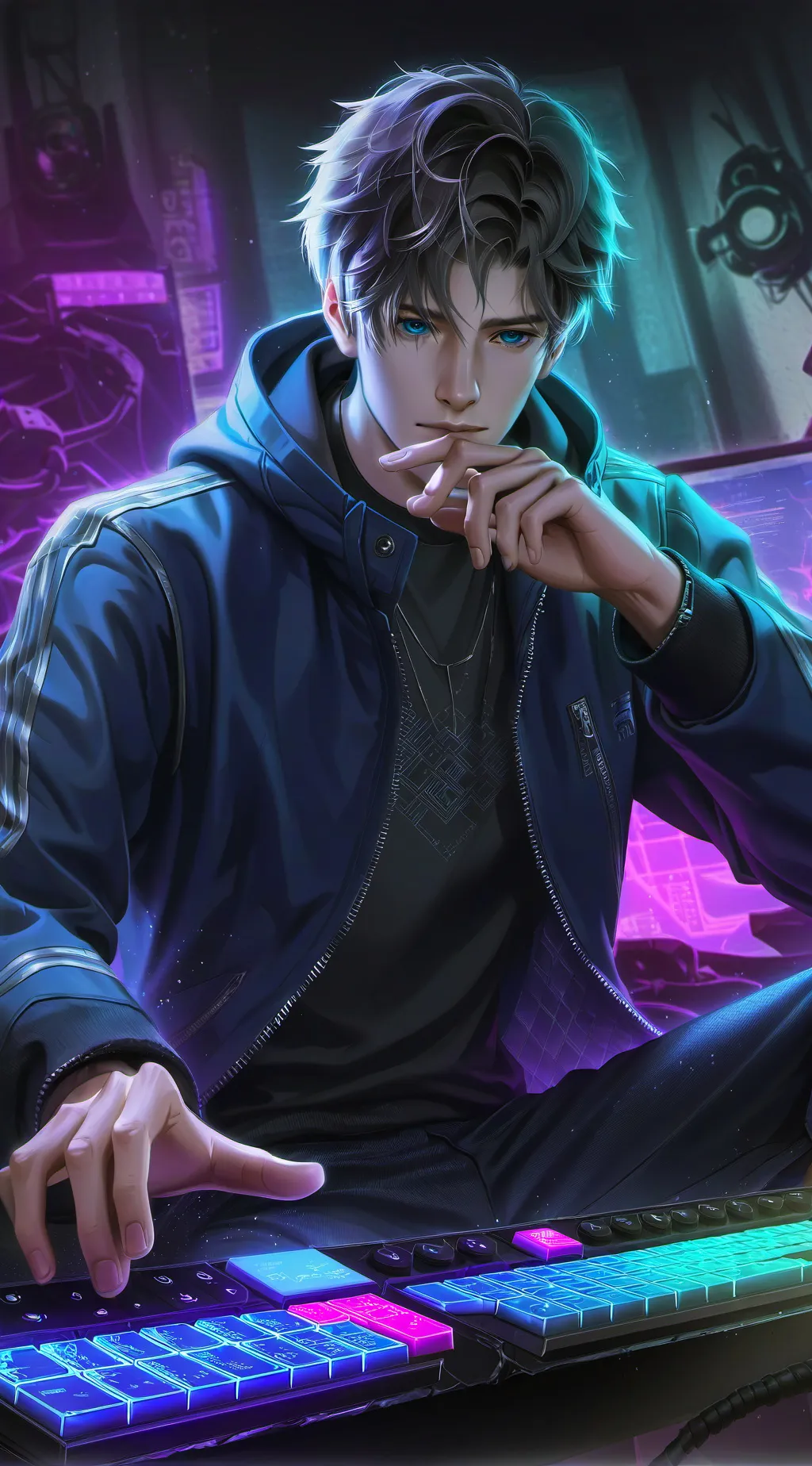 ai character: Aiden background