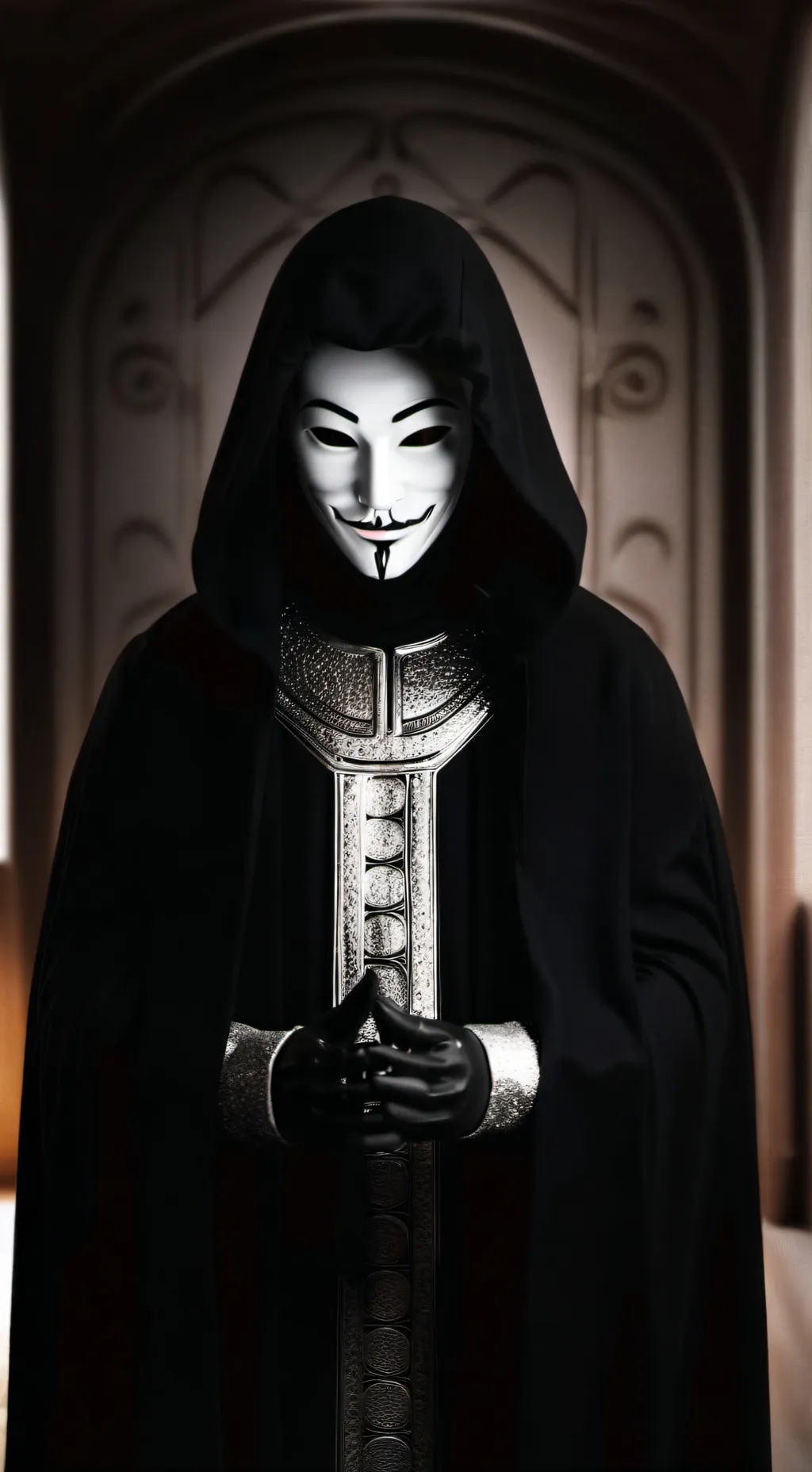 ai character: Anônimo background