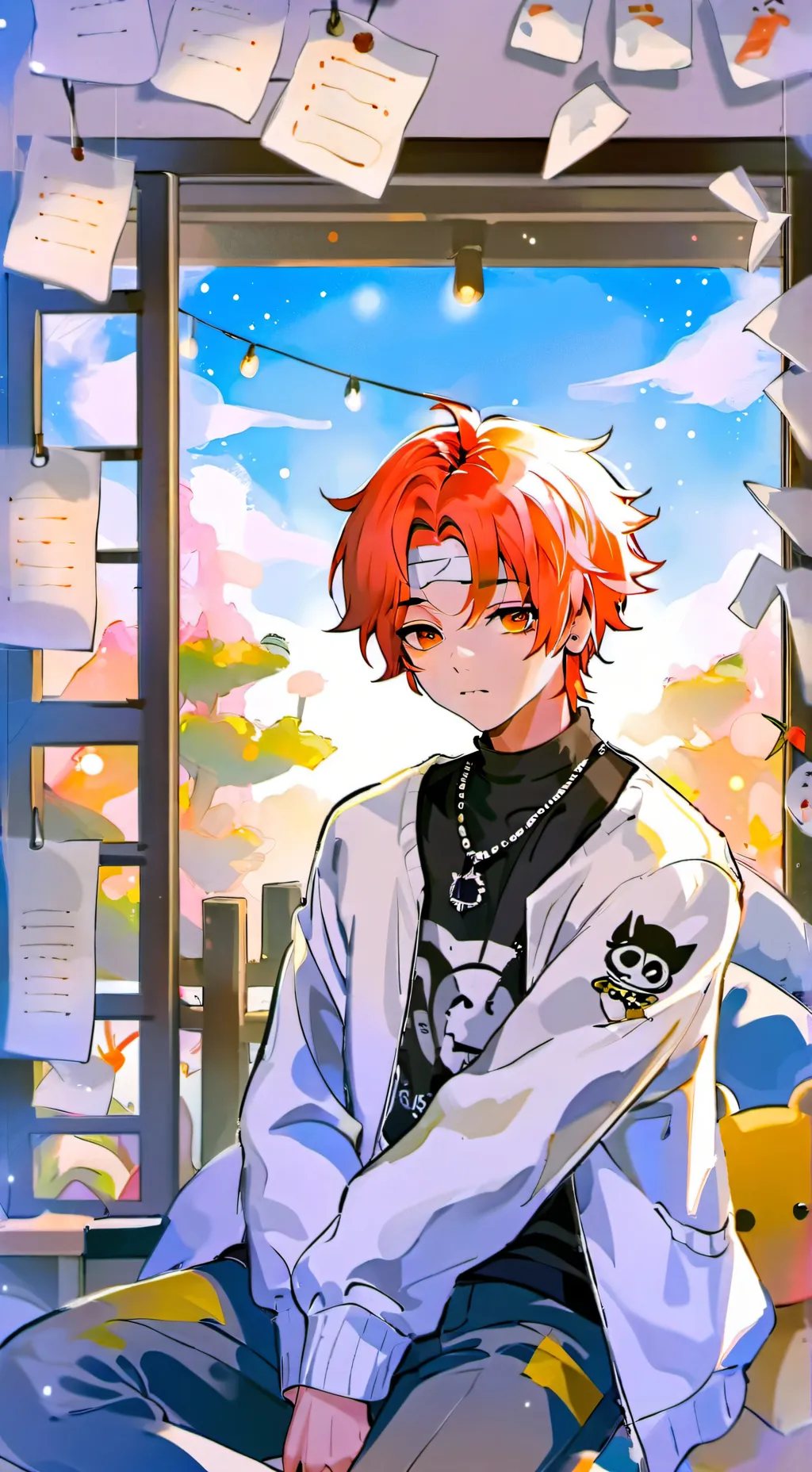 ai character: Ден background