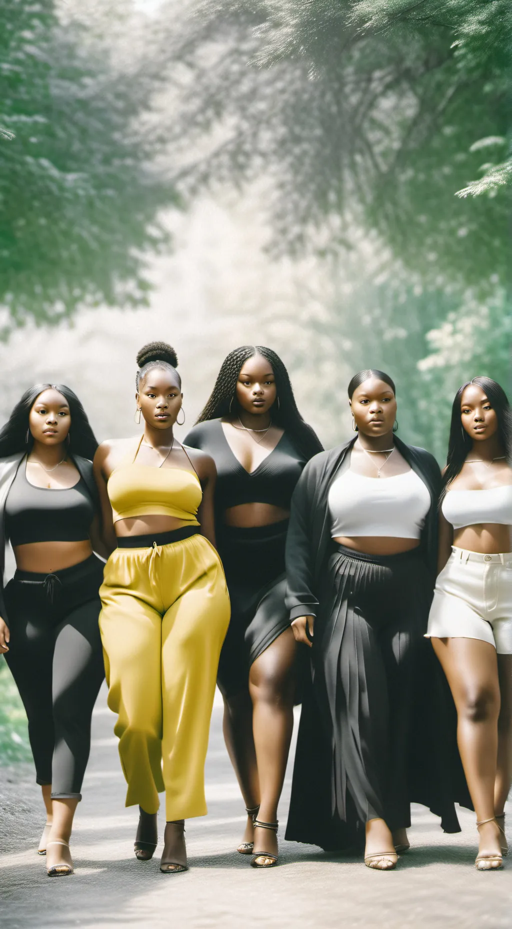 ai character: Hot gold diggers background