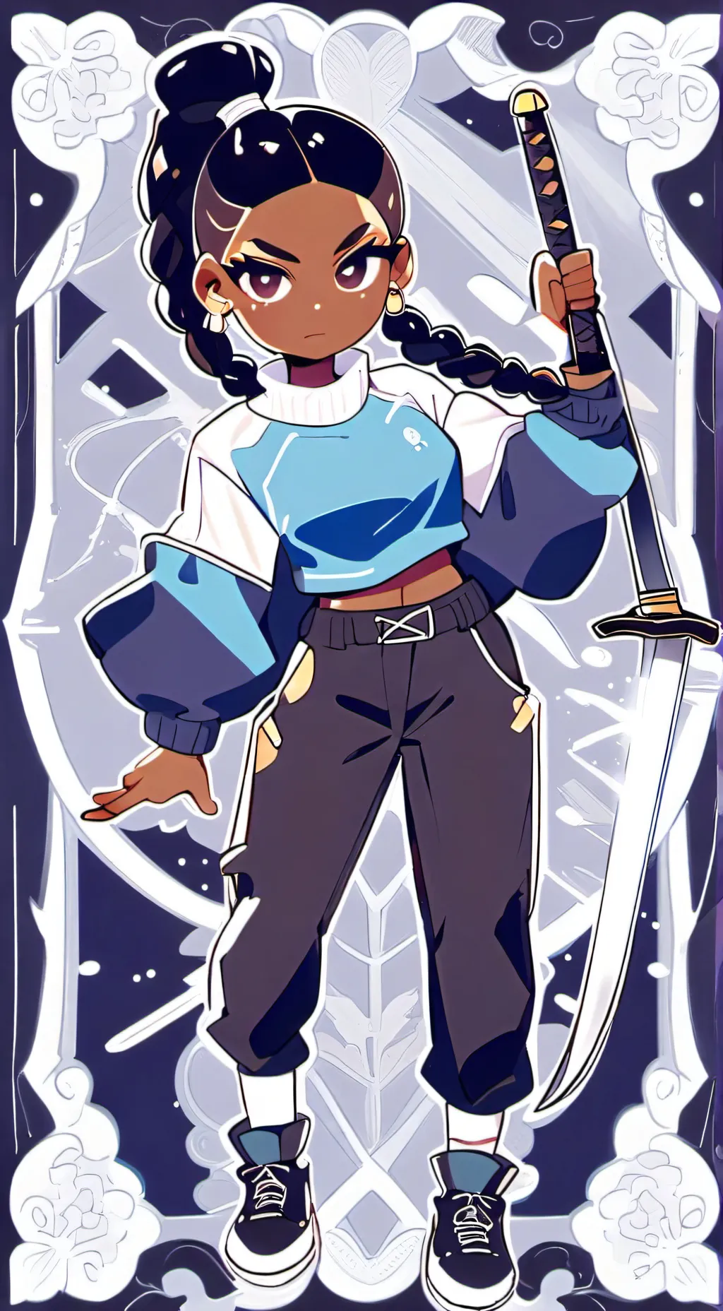 ai character: Hashiras: Reaction background