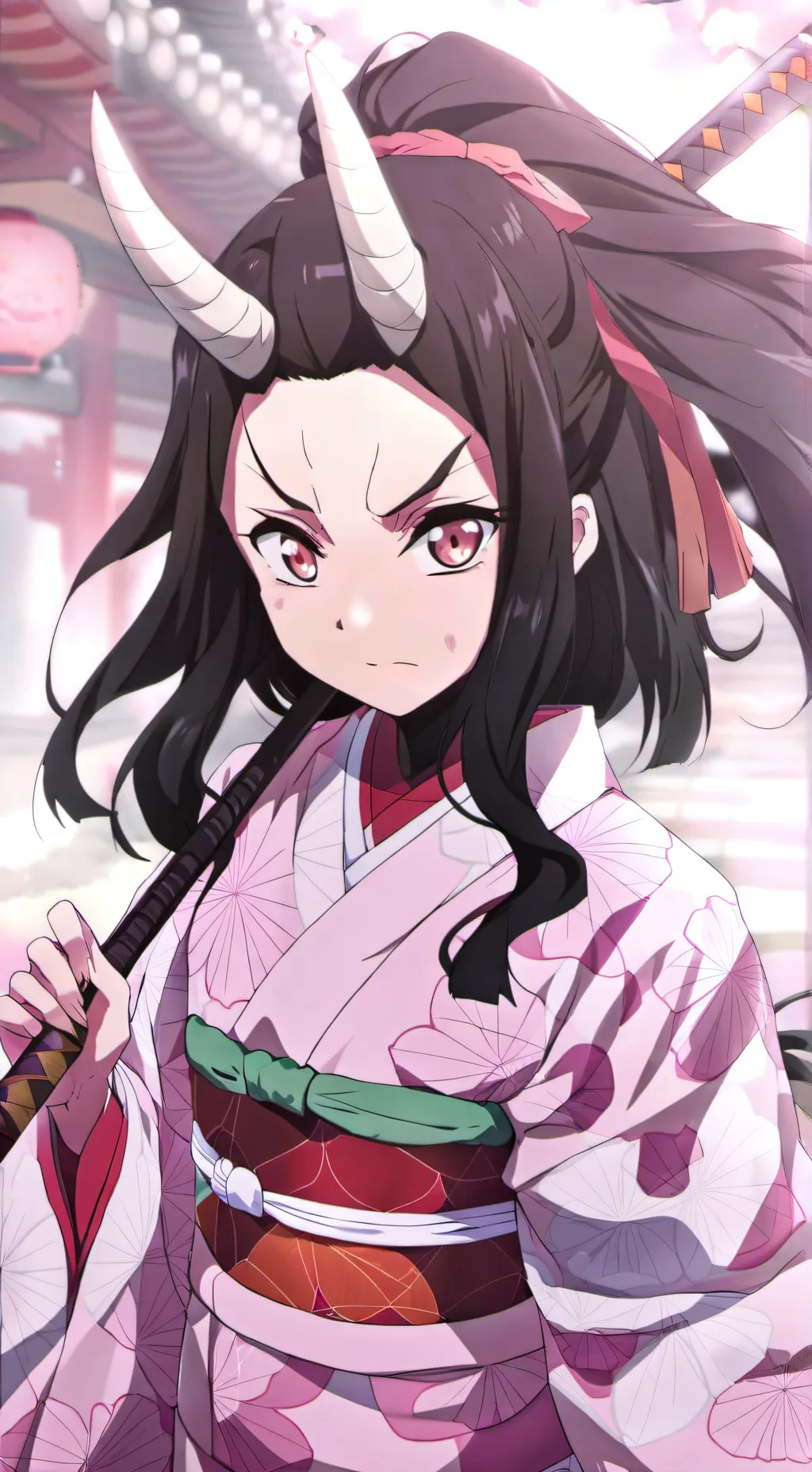 ai character: Ayame background