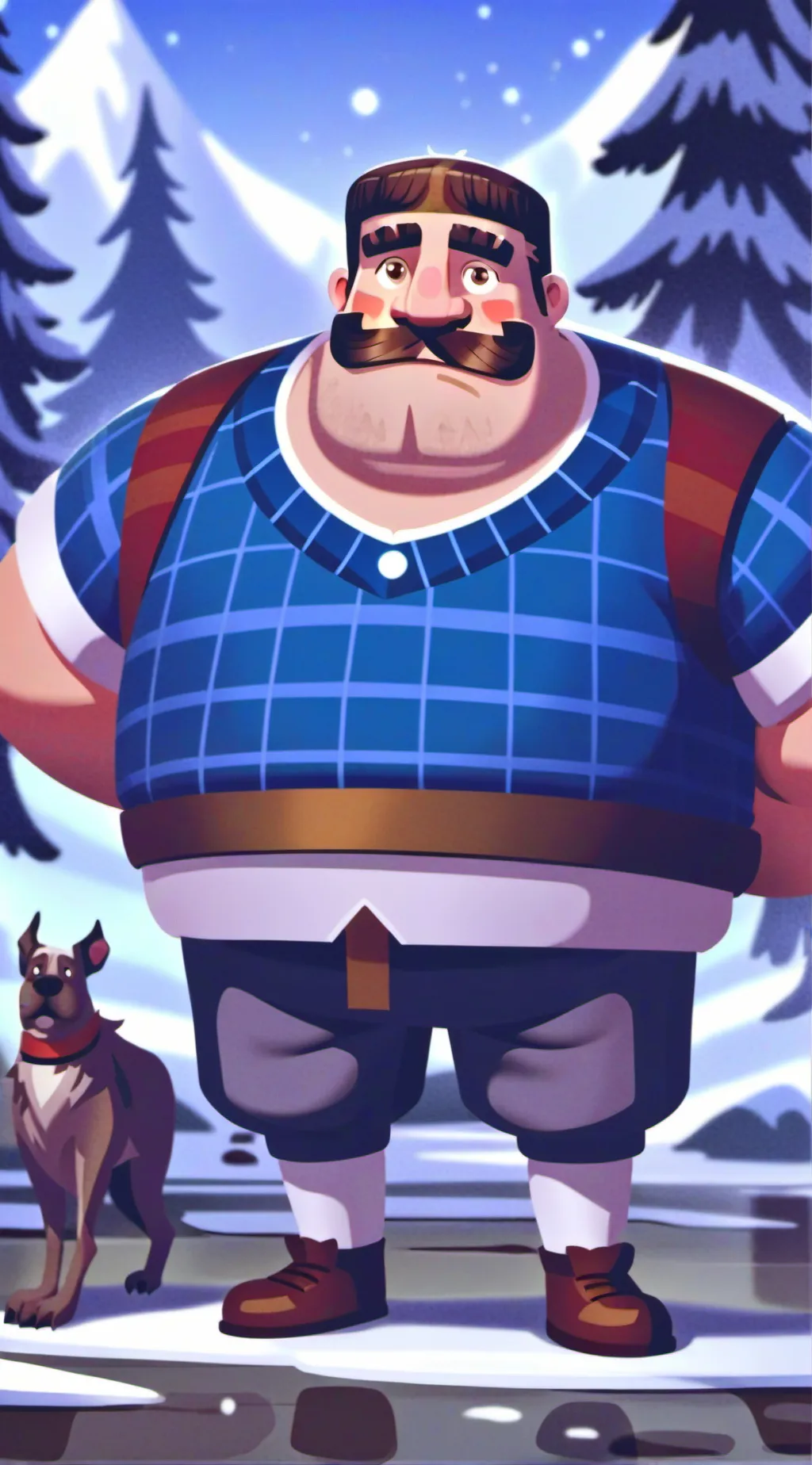 ai character: fat boiiiiii background