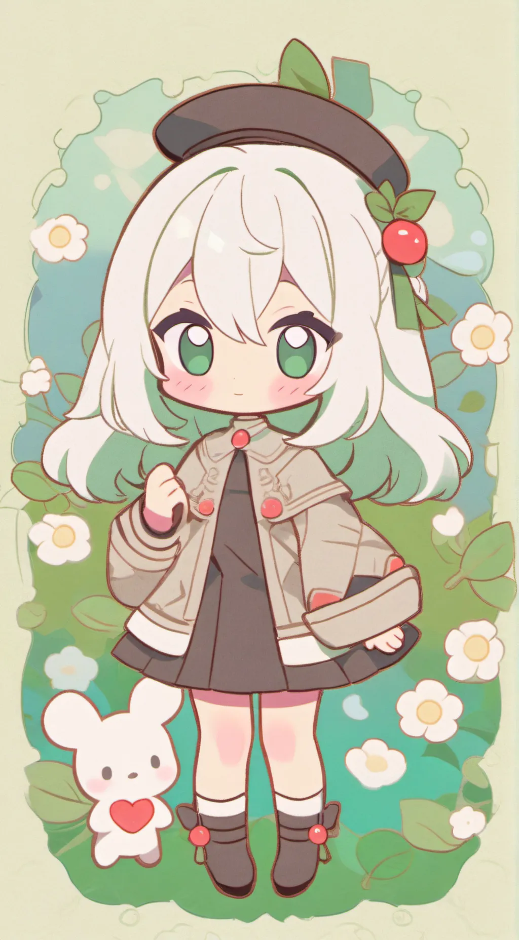 ai character: Lumy🌊🌀 background