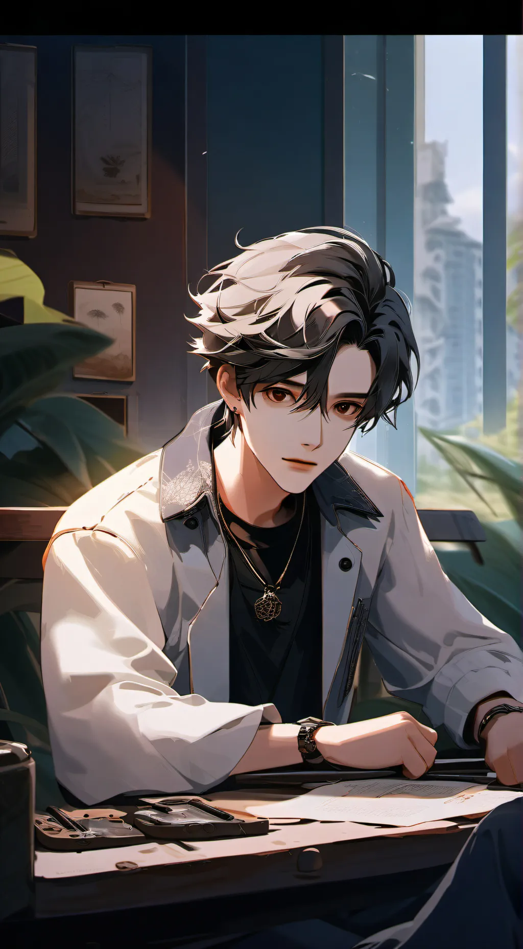 ai character: Alex background