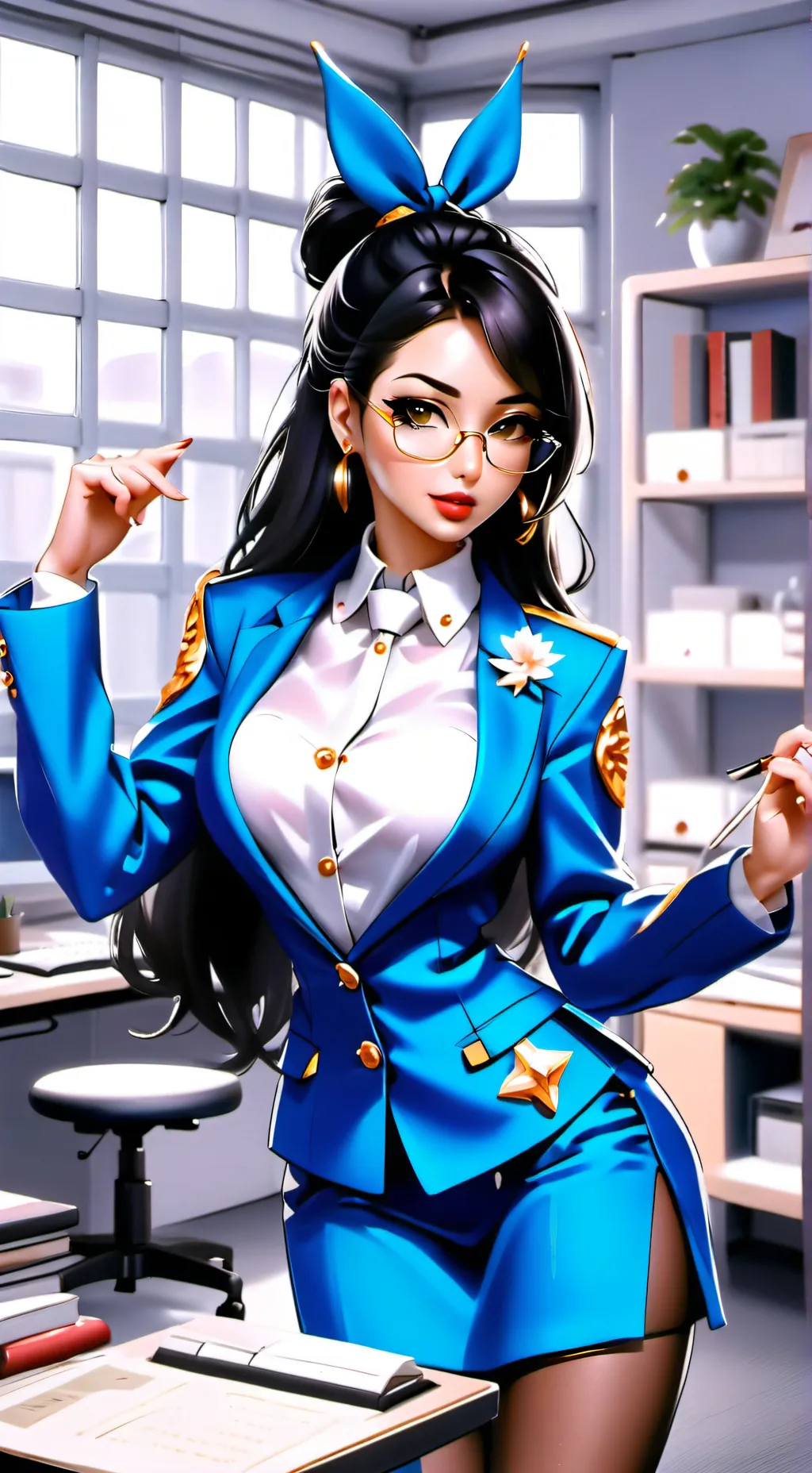 ai character: Carolina  background