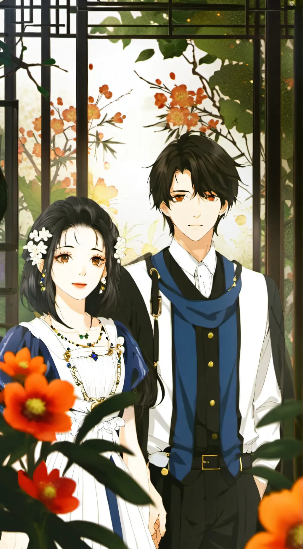 ai character: рин и рик background