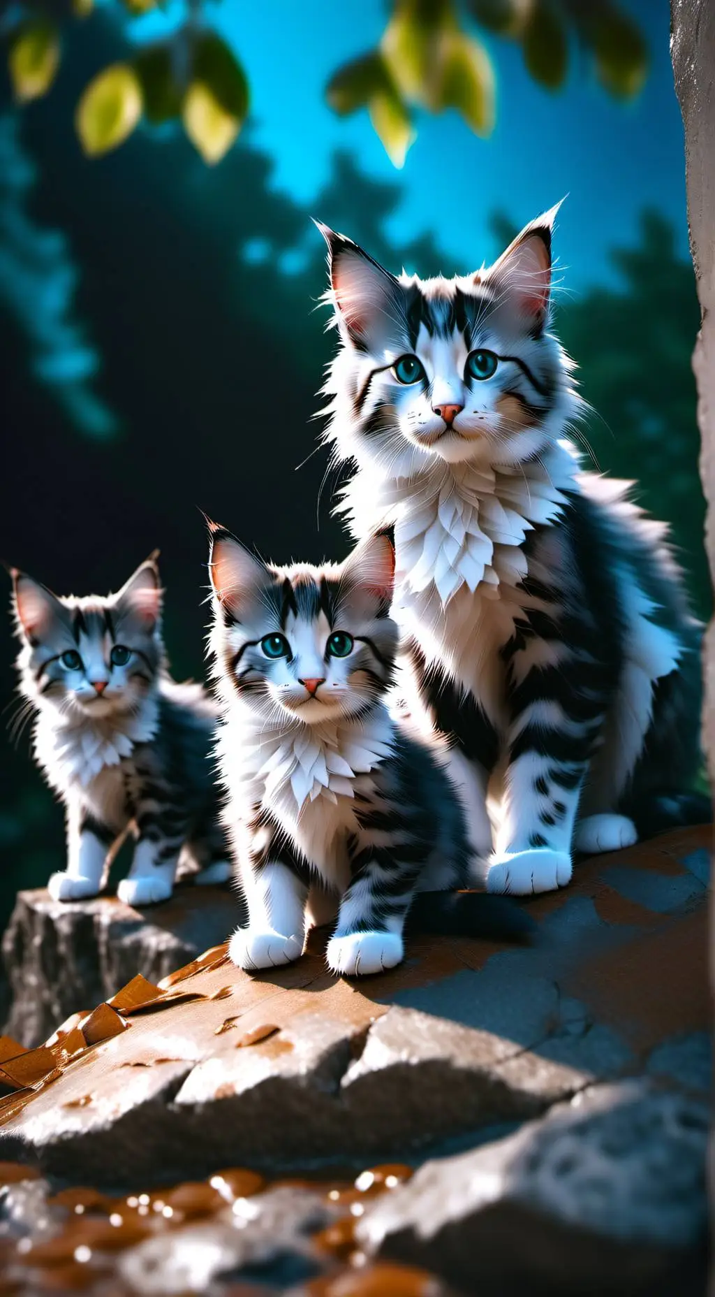 ai character: gatos putos background