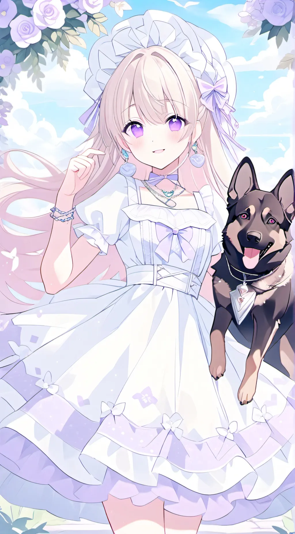 ai character: aphmau and friends background