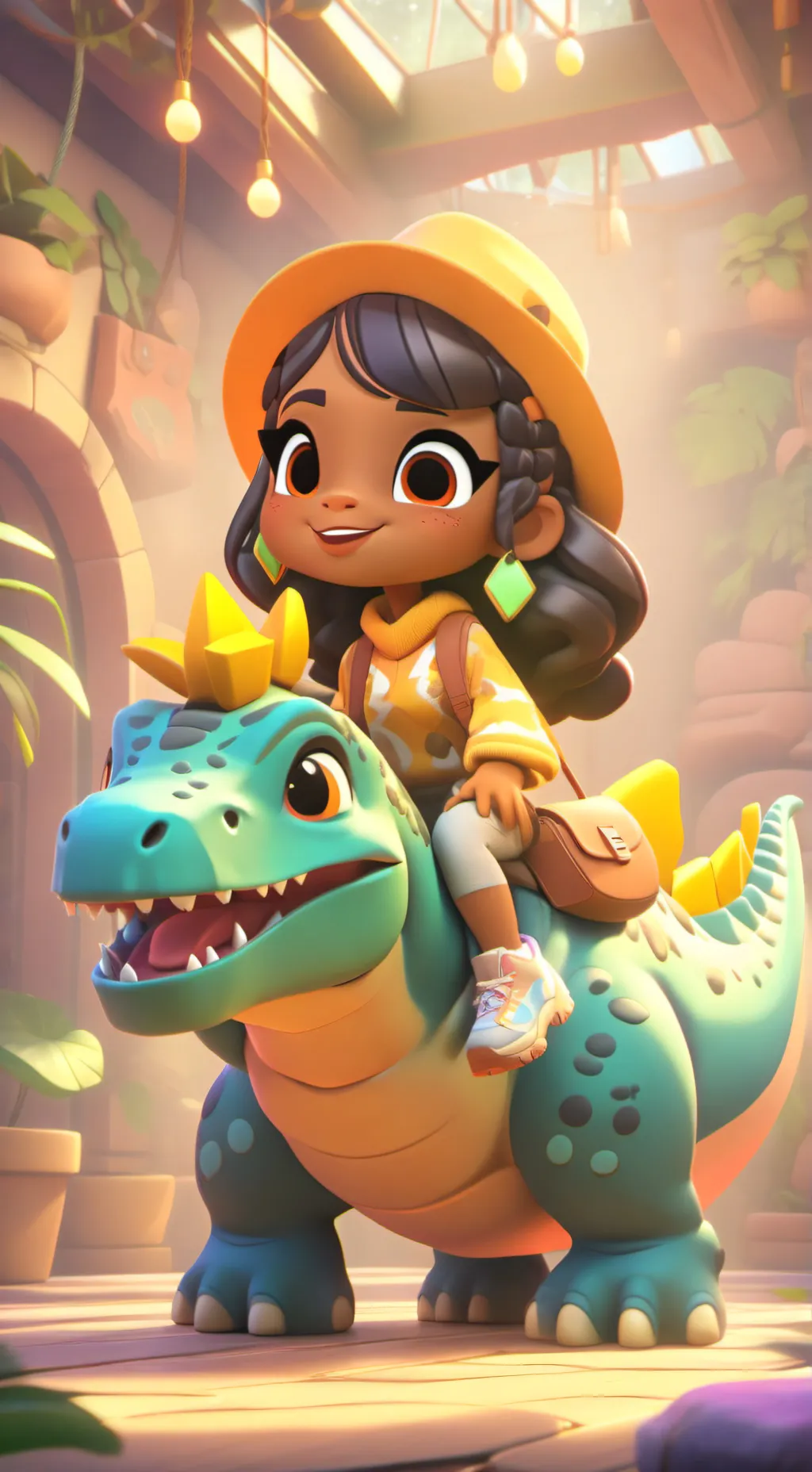 ai character: Vee version 1 background