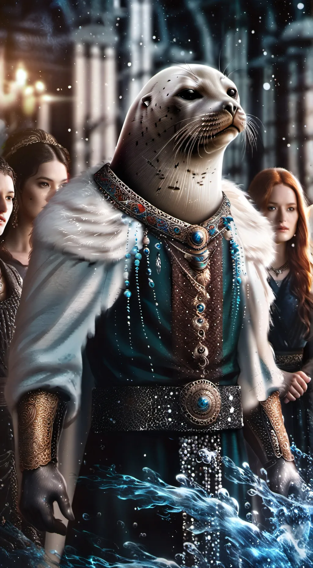 ai character: Seal background