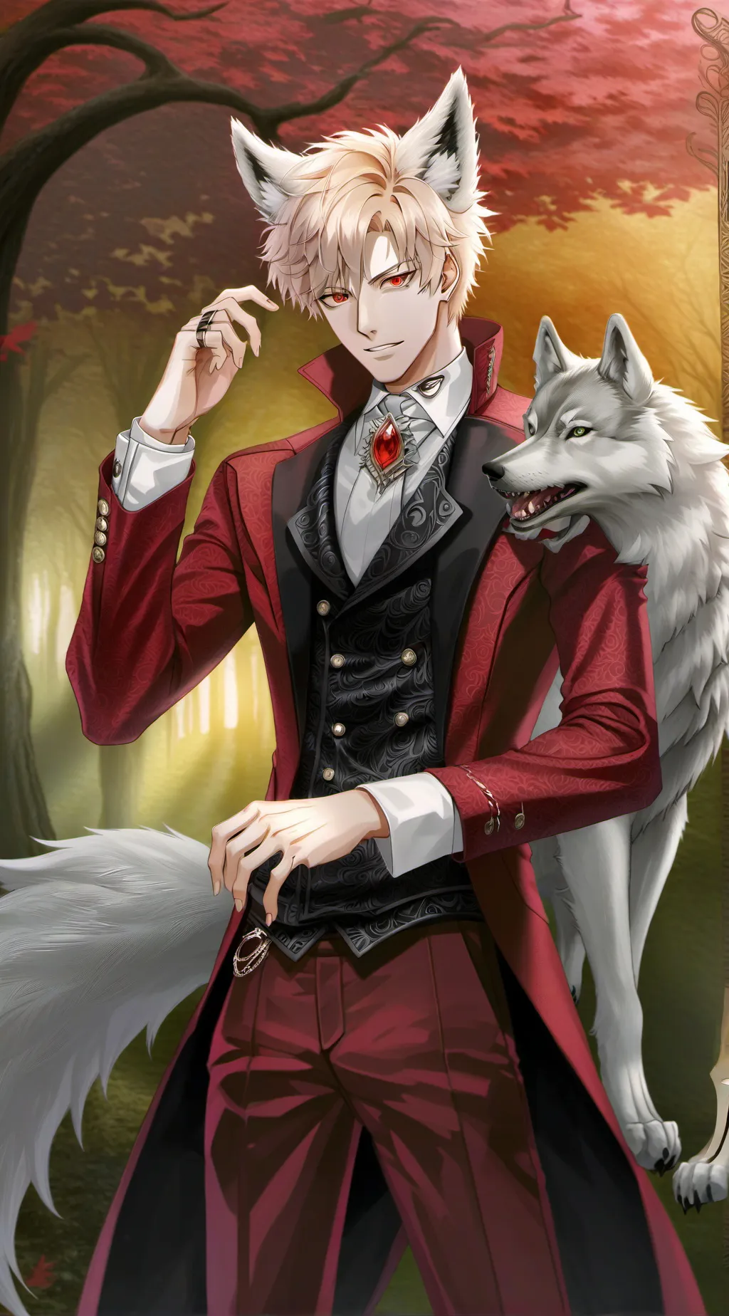 ai character: Royal X royal?.. background