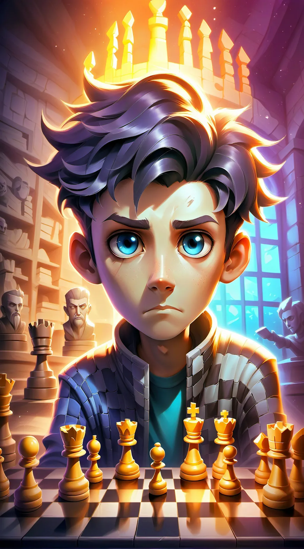 ai character: Evan background