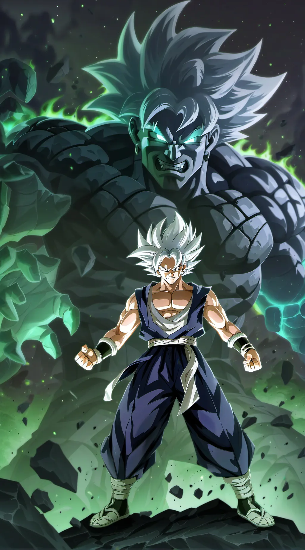 ai character: goku background