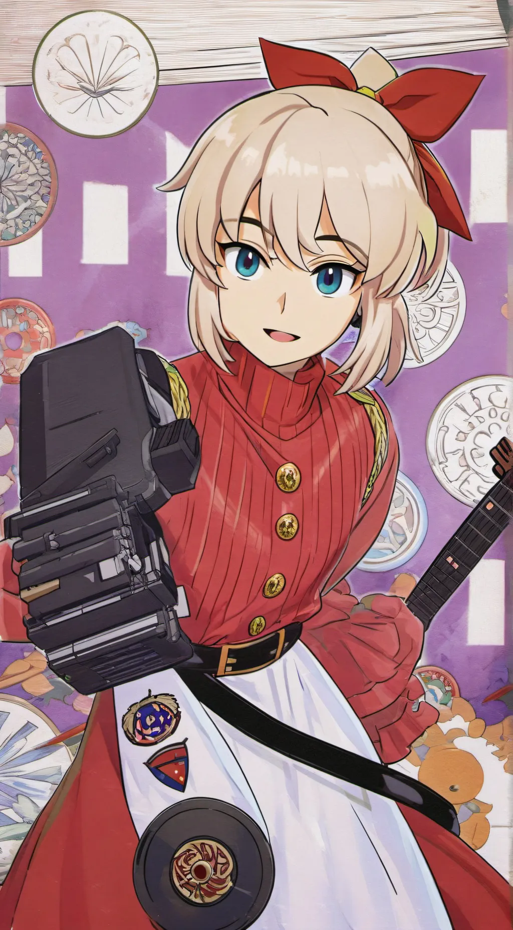 ai character: Fake bacon murd background