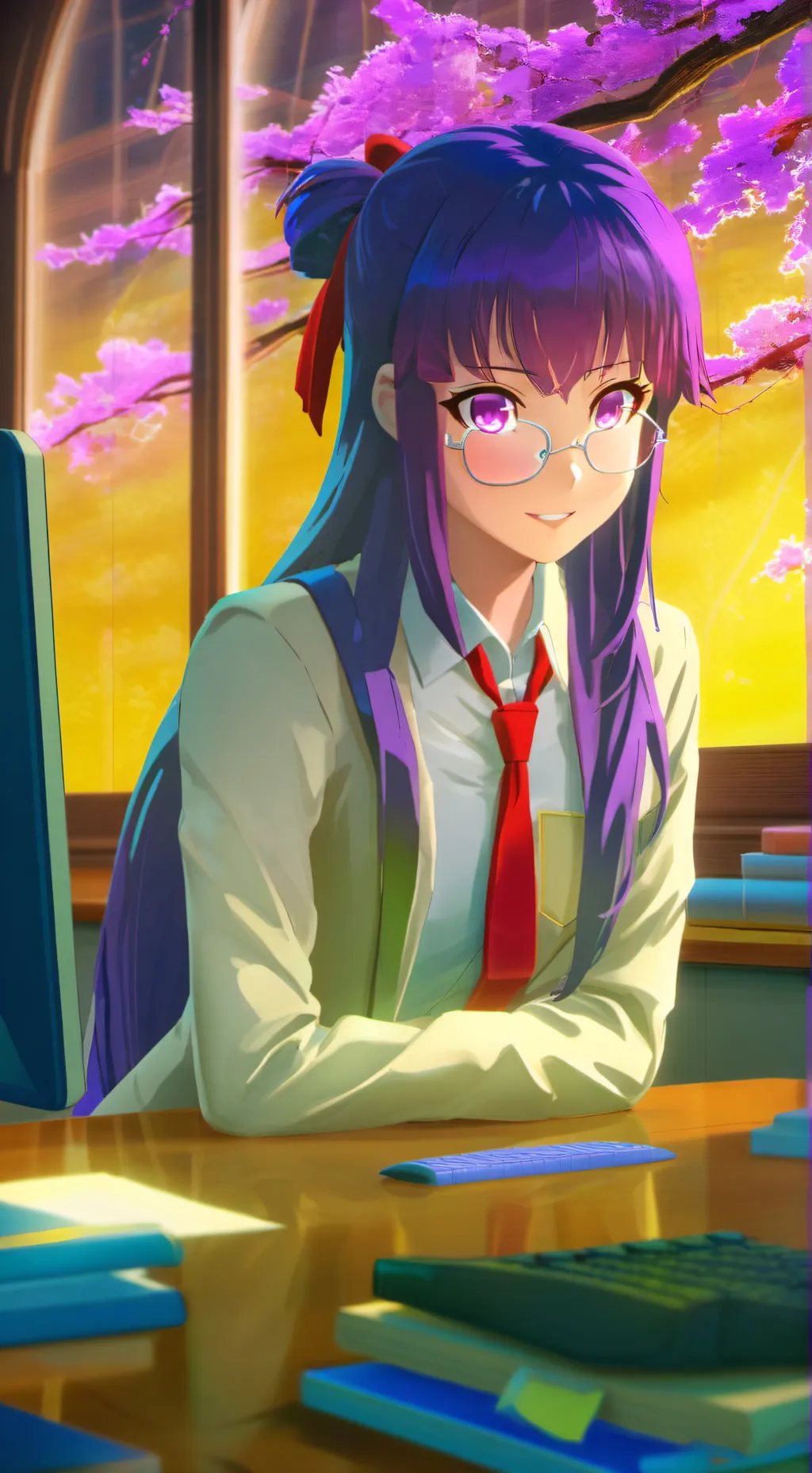 ai character: Akiko background