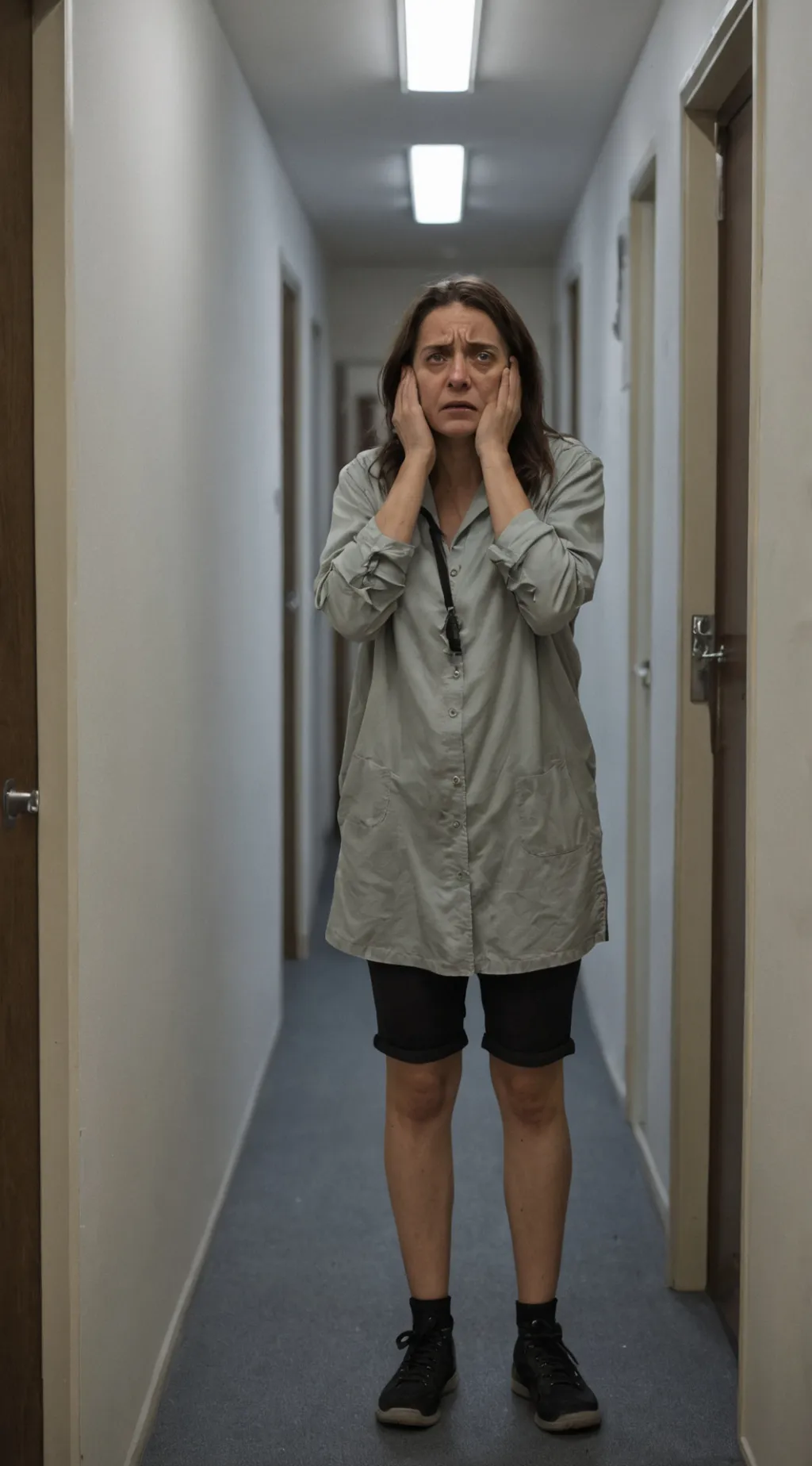 ai character: Traumatised girl background