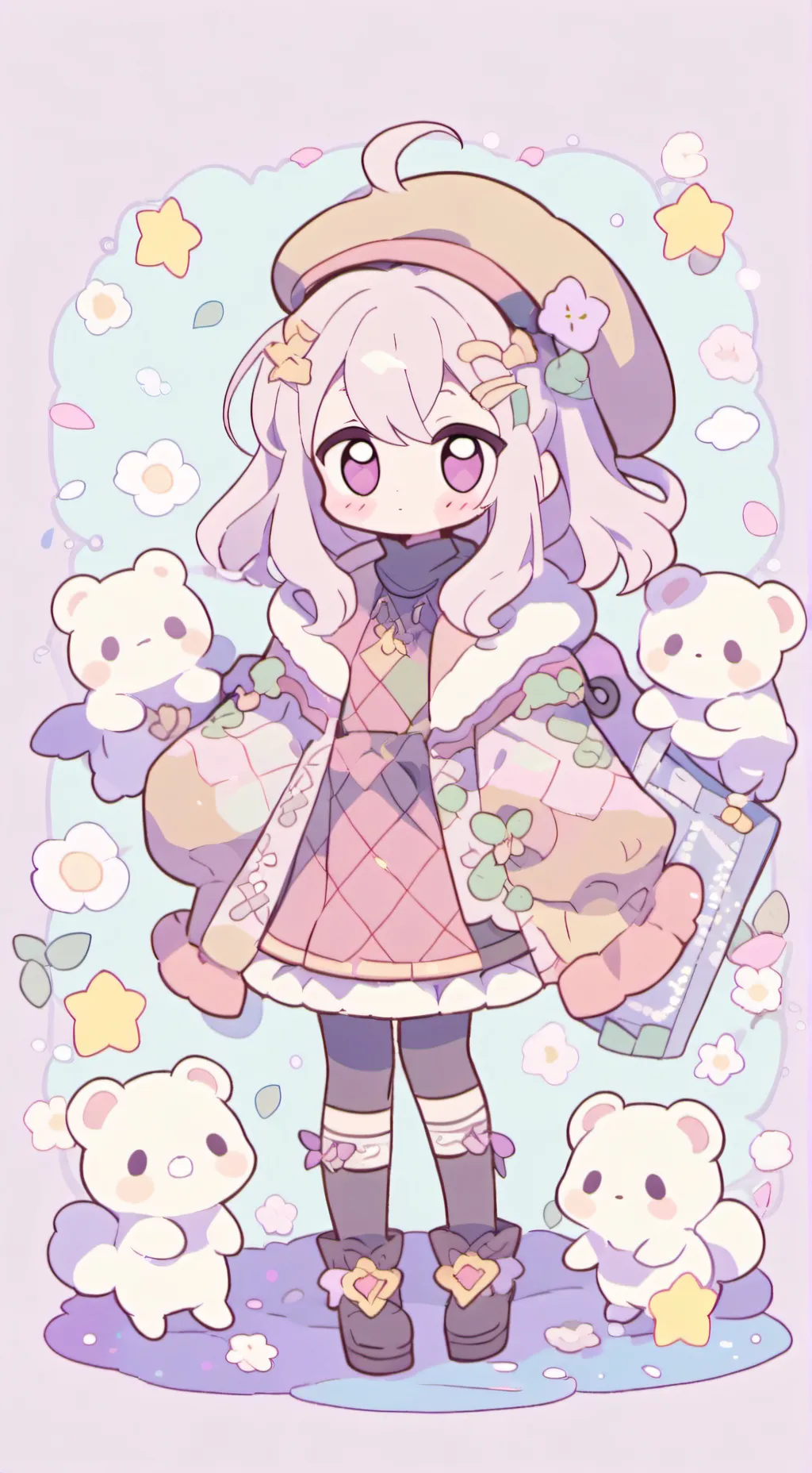 ai character: Glisten(dandywrld) background