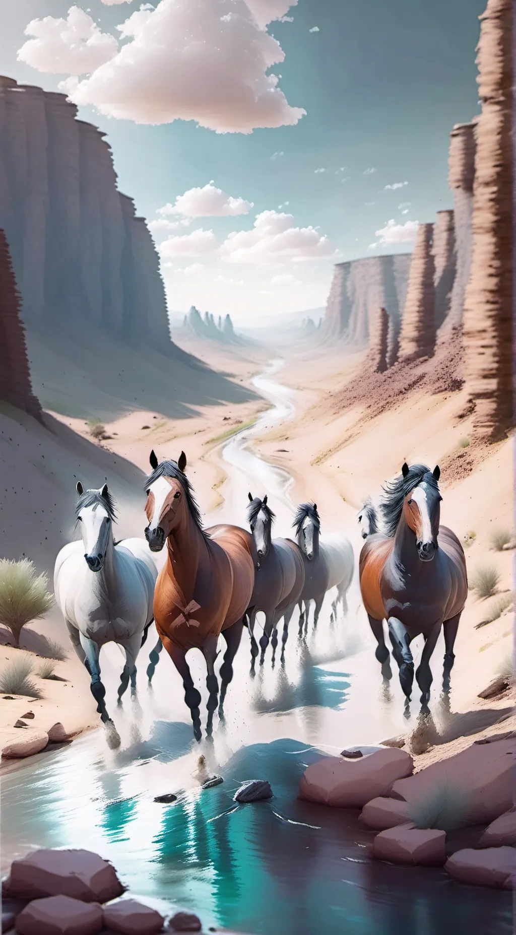 ai character: Horse Herd (2?) background