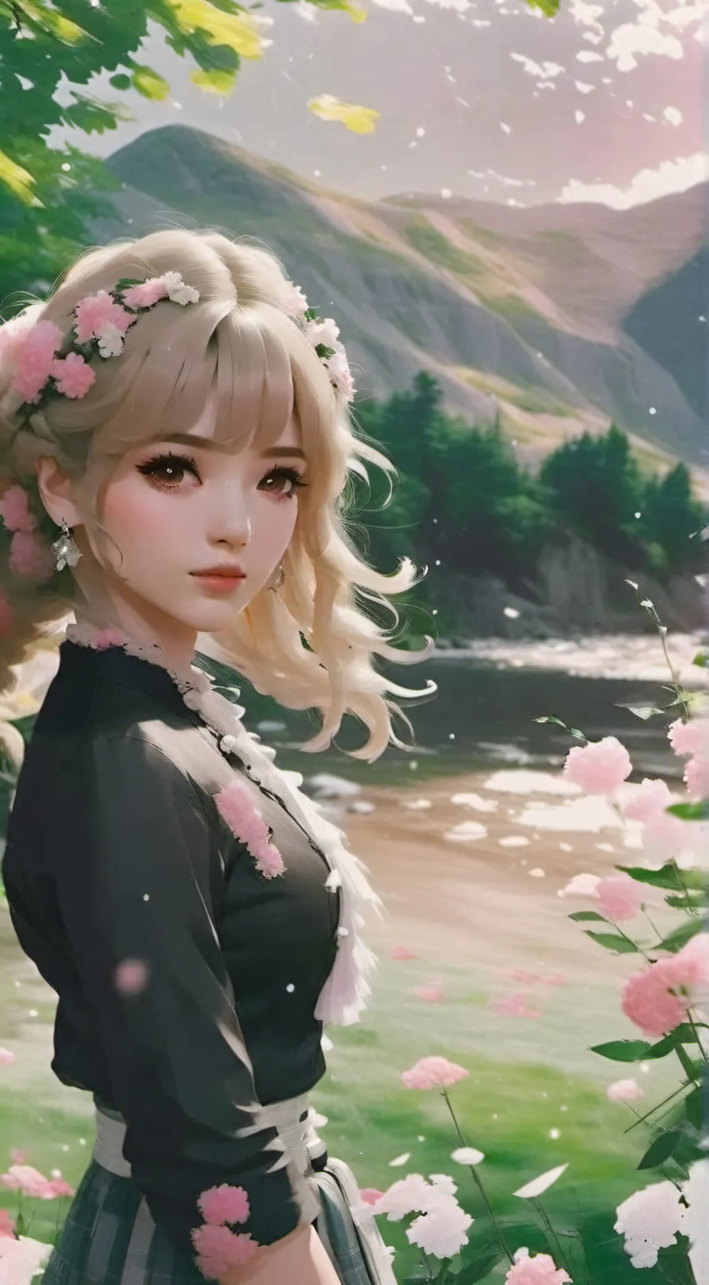 ai character: Camila xD  . _ .  background