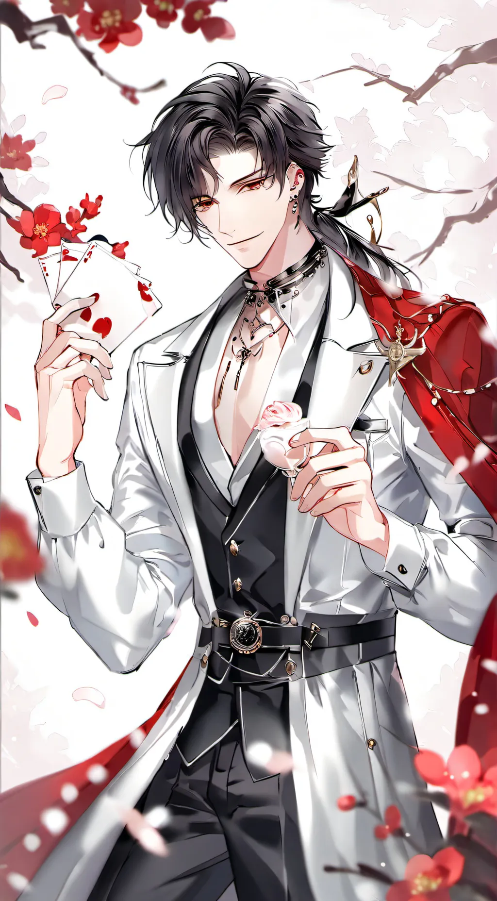 ai character: Hell royalty  background