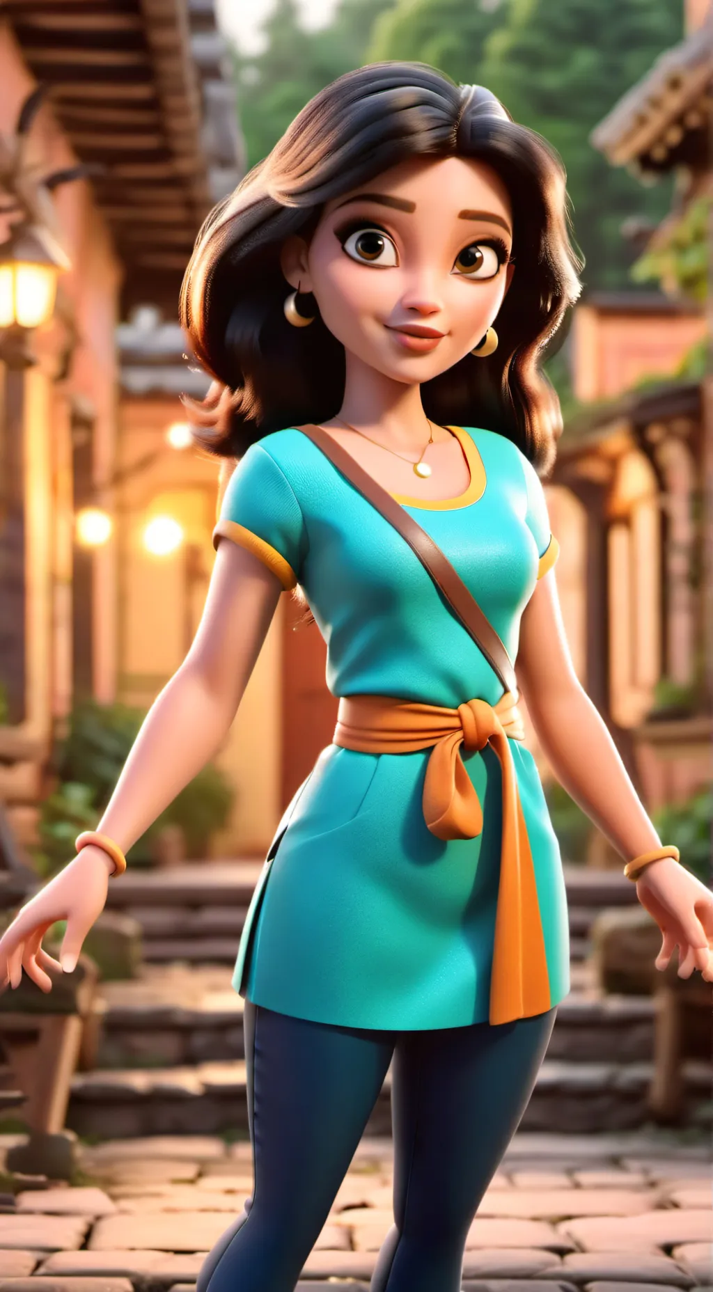 ai character: Maria  background