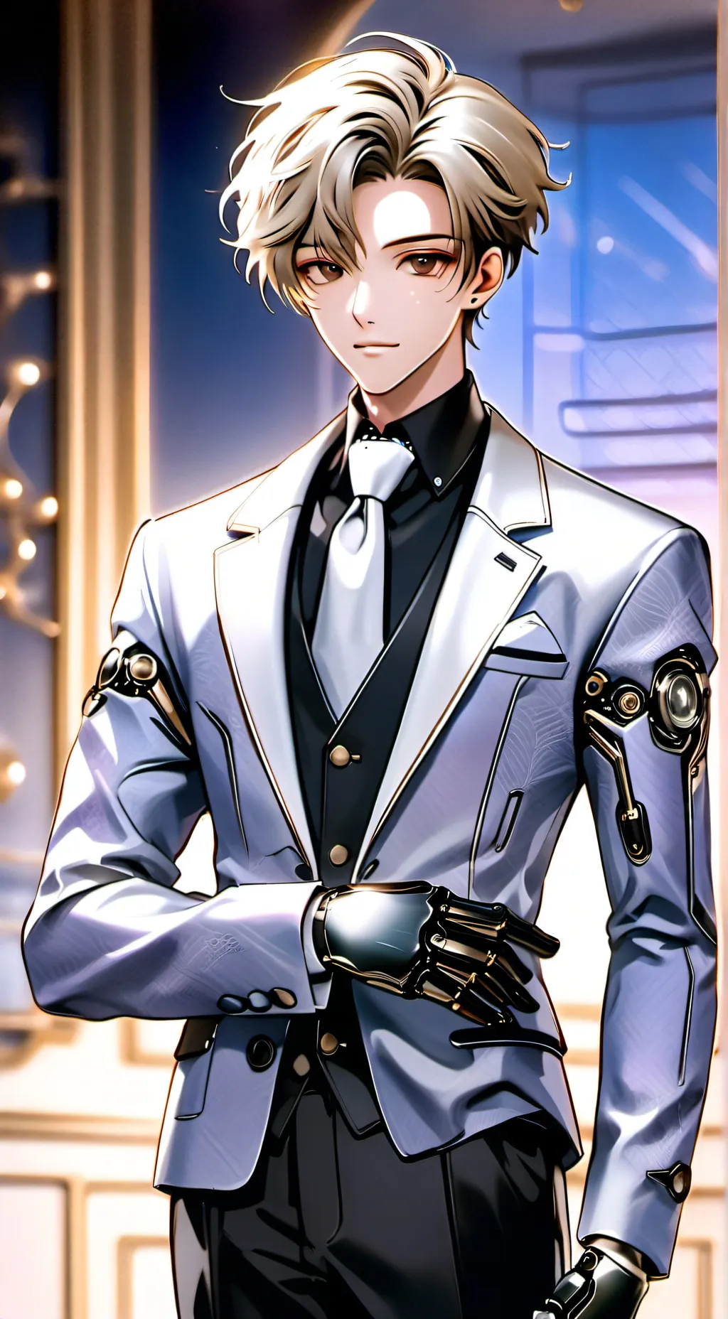 ai character: Lumen background