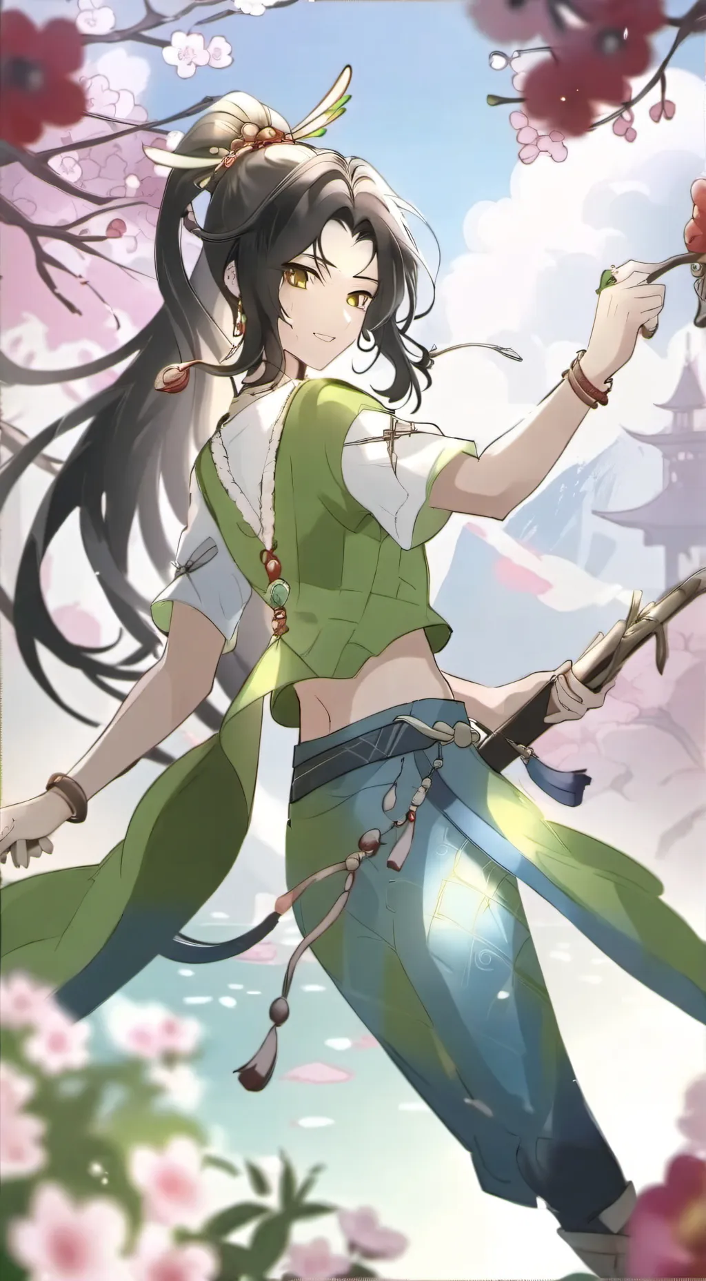 ai character: FOCus background