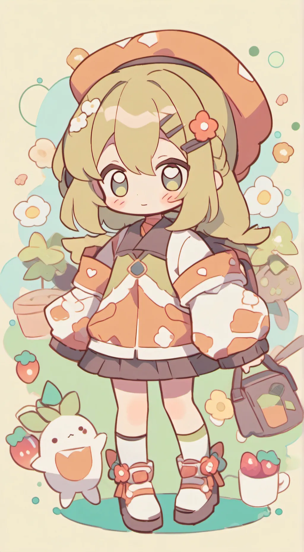 ai character: Sprunki and Fpe background