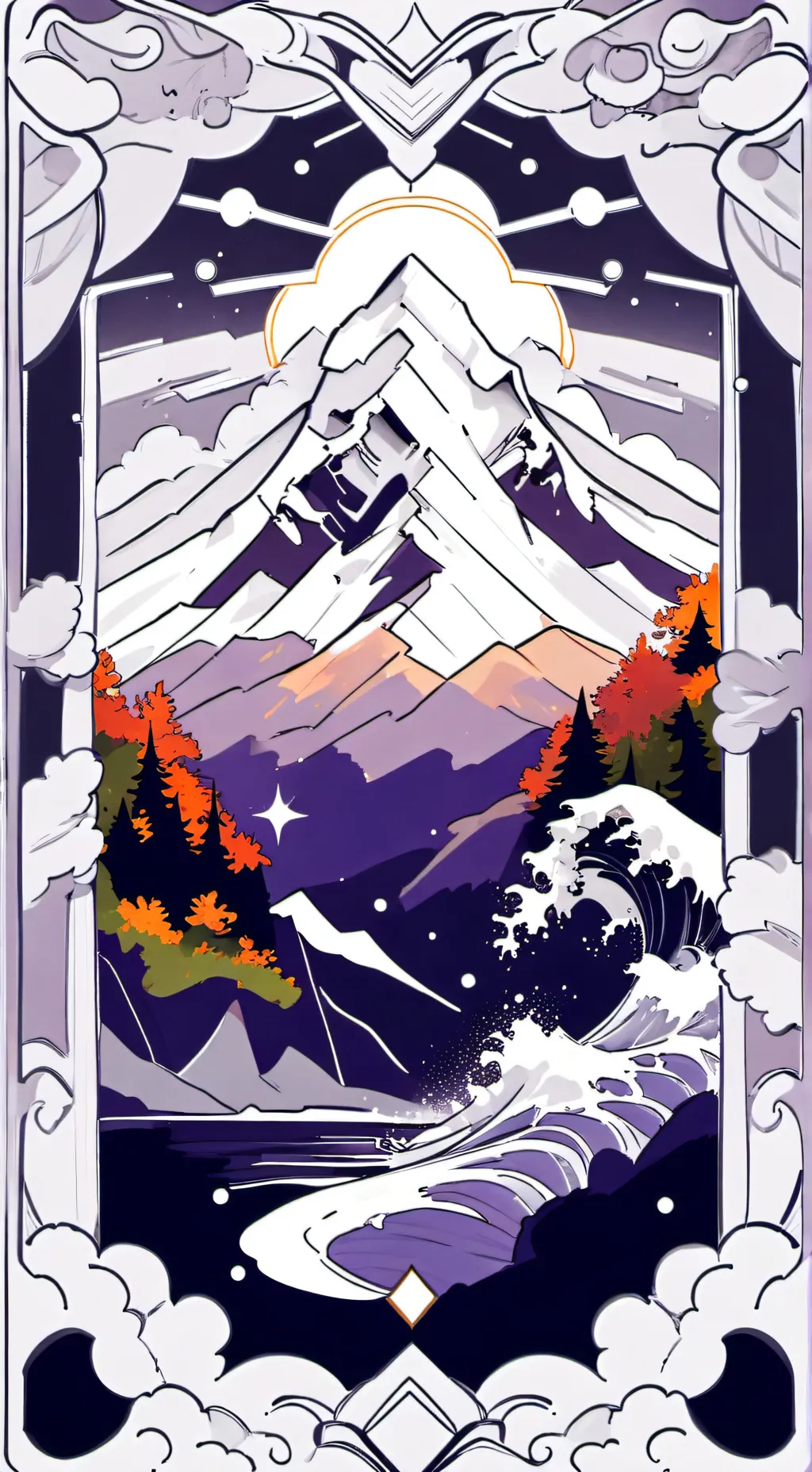 ai character: mha christmas background