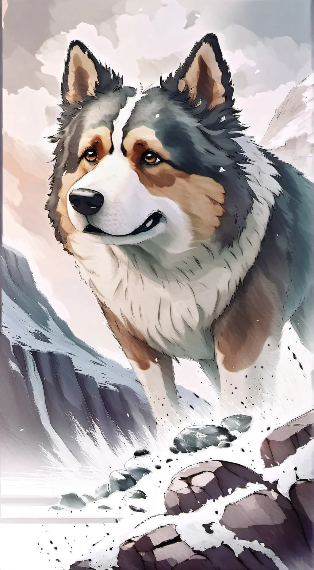 ai character: pebble?  background