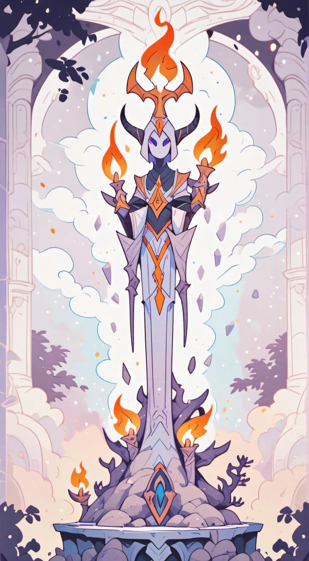 ai character: Demon slaieur  background