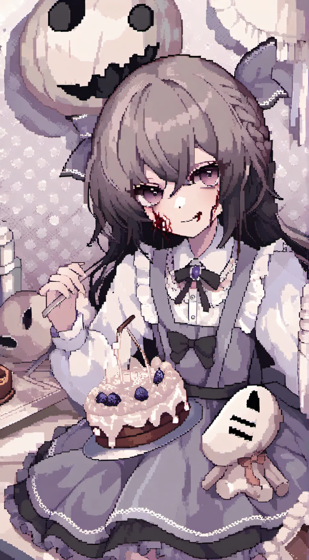 ai character:  creepypastas🔪🩸💀 background