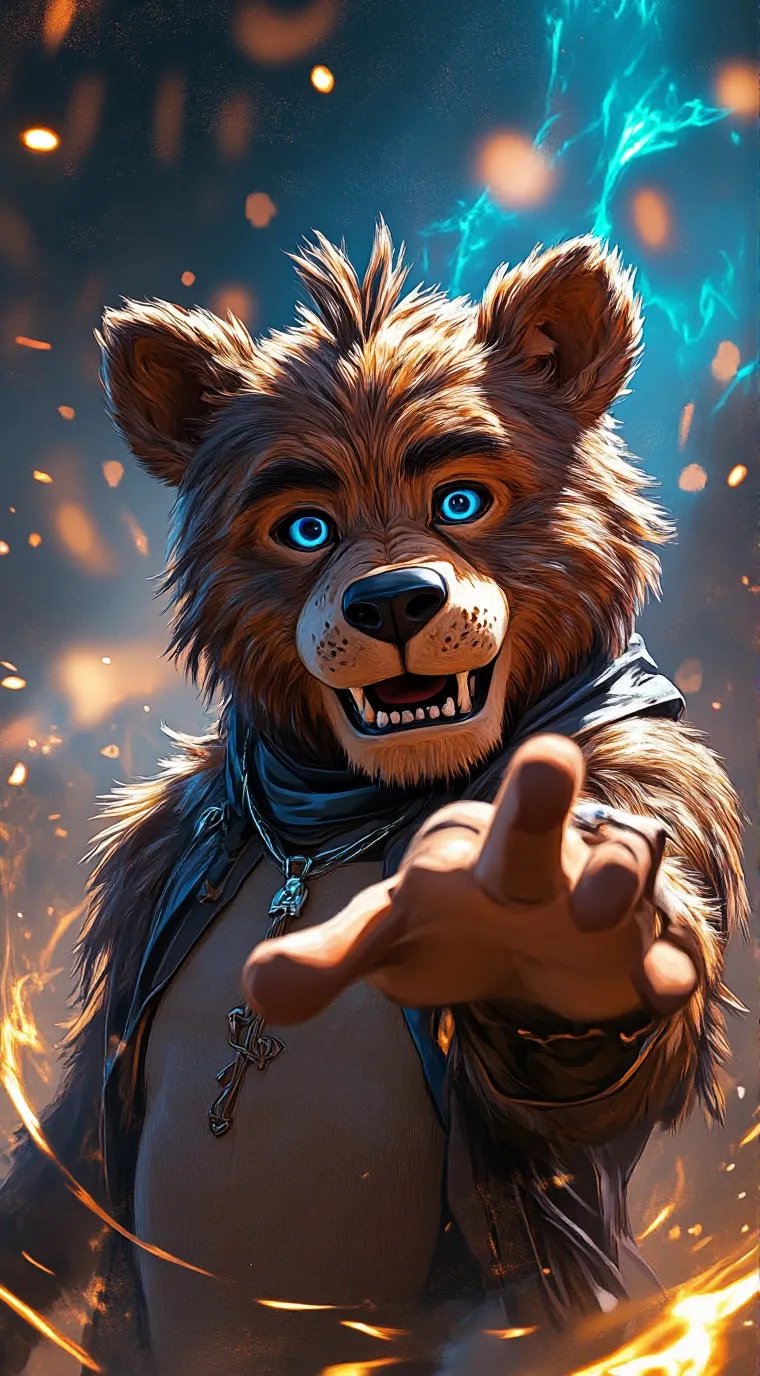 ai character: hero freddy background