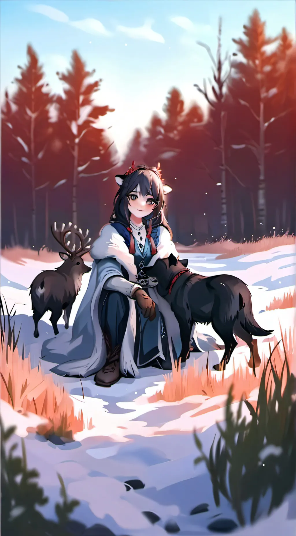 ai character: Lily background