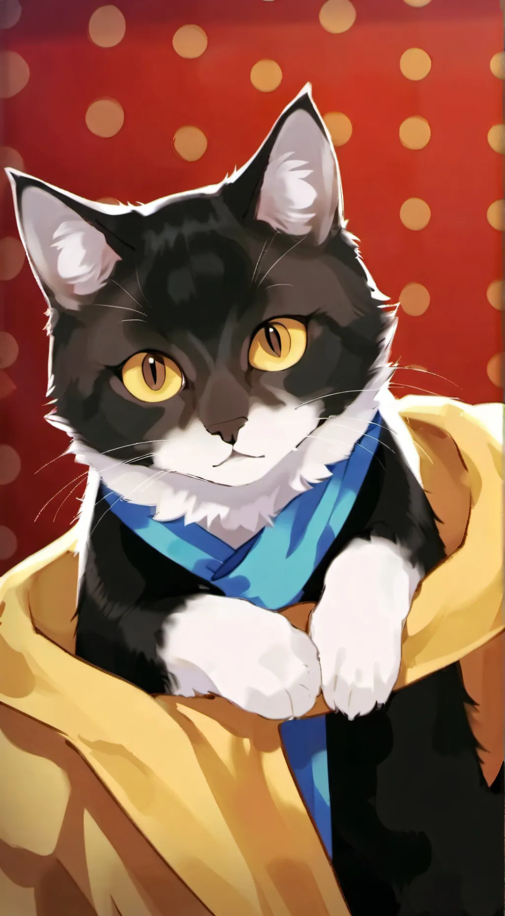 ai character: orion gato :v background