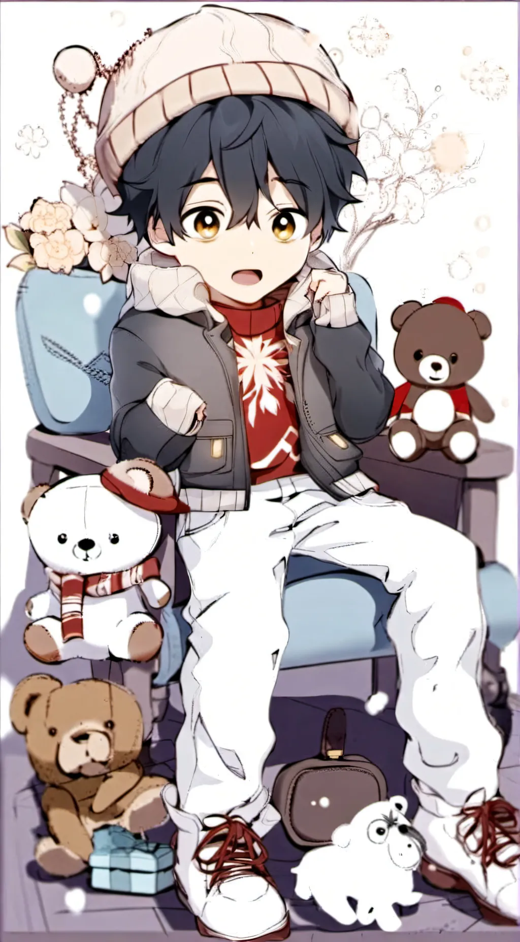 ai character: Ethan  background