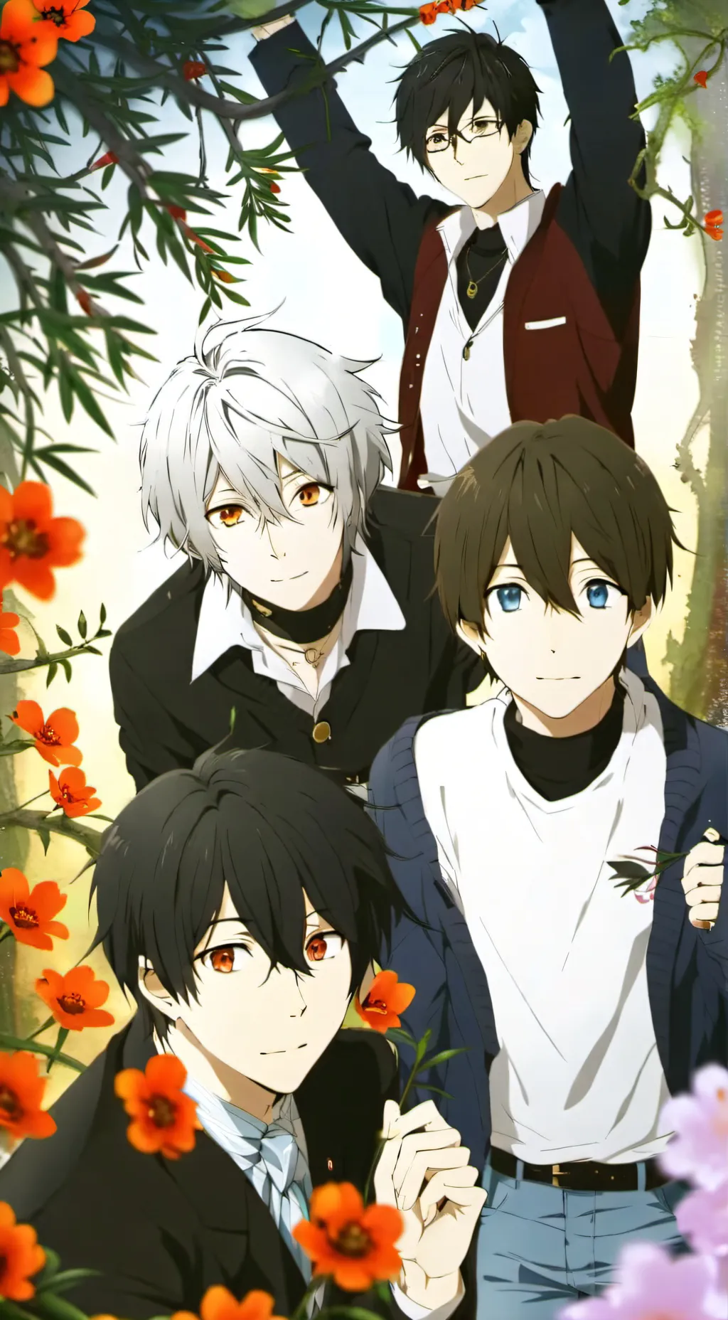 ai character: trap YouTube boys  background