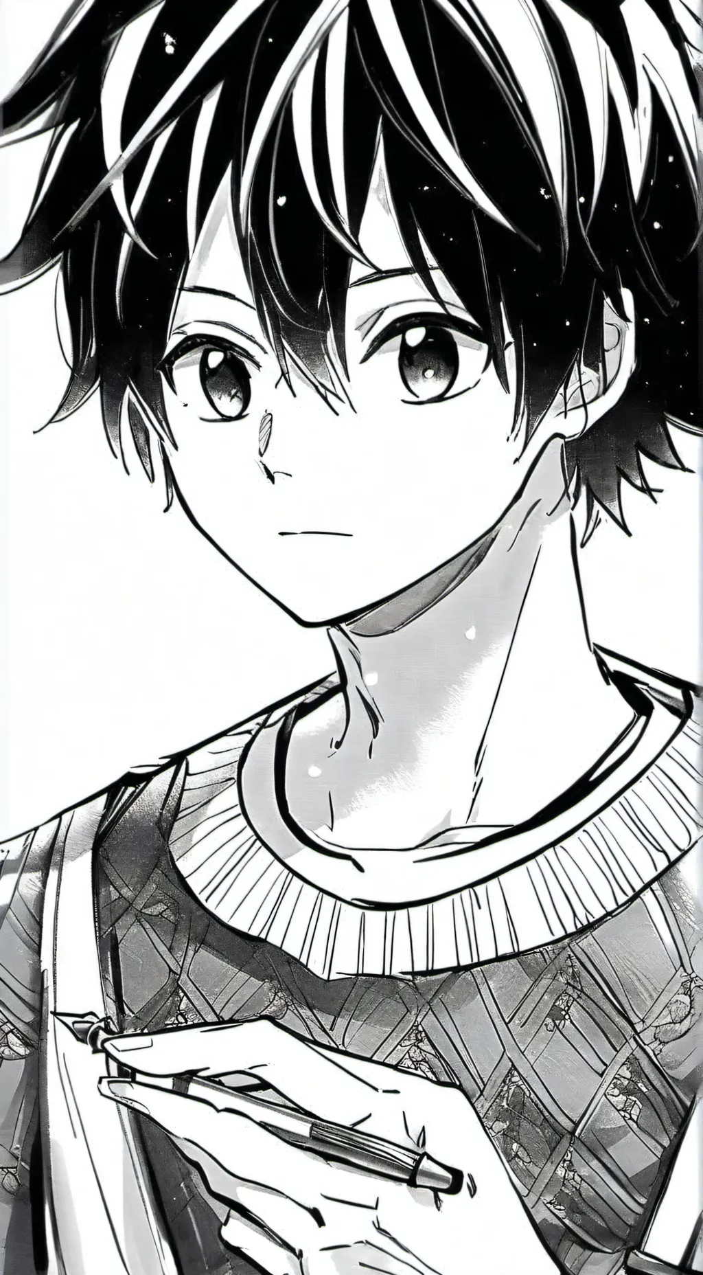 ai character: deku background