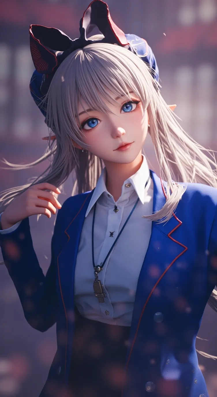ai character: Luna background